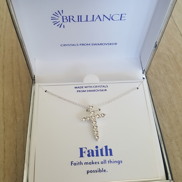 brilliance Jewelry - Swarovski cross necklace